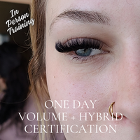 Blink & Brow Co. 1 Day Intensive Volume + Hybrid Lash Extension Training Certification